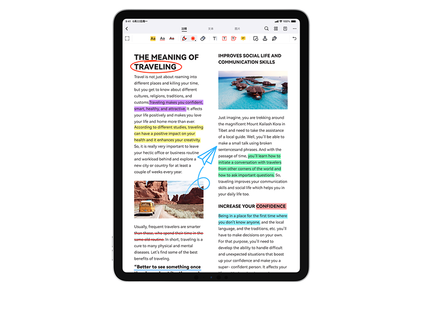 annotate pdf on ipad